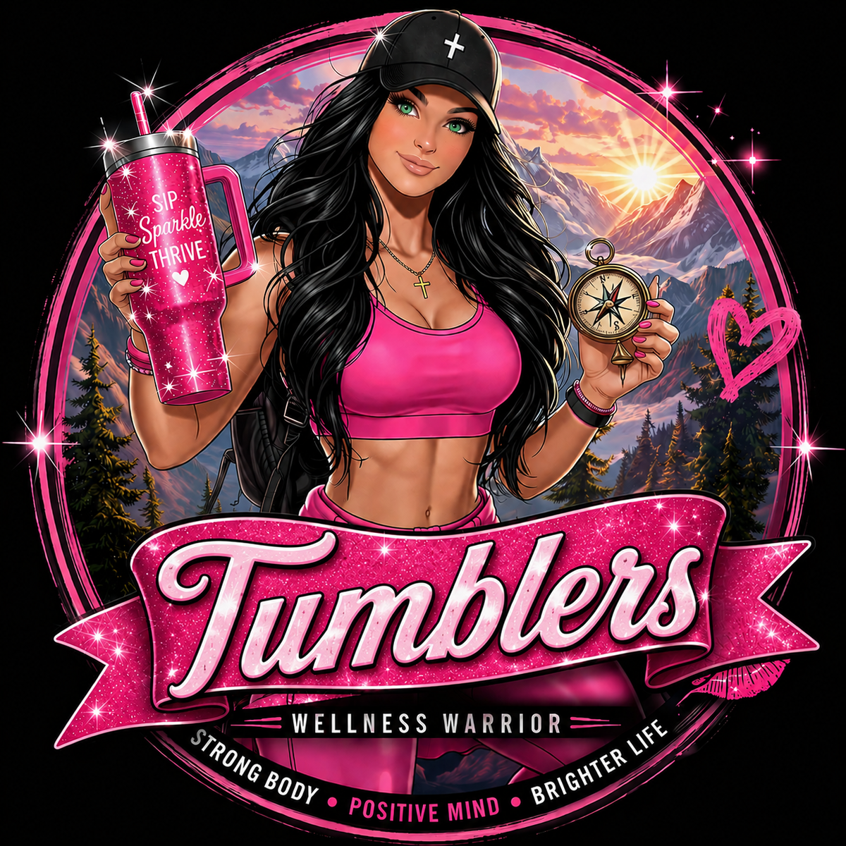 TUMBLER Chubby Nugget 30 ounce Mason Style acrylic